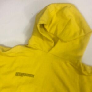 Pangaia S Vibrant Yellow hoodie long sleeve Kanga Pocket Excellent Condition